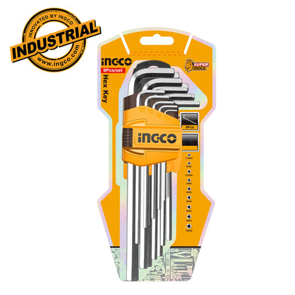 HHK11092 - INGCO CLES HEX EXTRA LONG SET DE 9 PIECES 1.5-10MM AU MAROC [HHK11092] — clé douille INGCO — Maroc — — vue 2