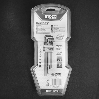 HHK11092 - INGCO CLES HEX EXTRA LONG SET DE 9 PIECES 1.5-10MM AU MAROC [HHK11092] — clé douille INGCO — Maroc — — vue 4
