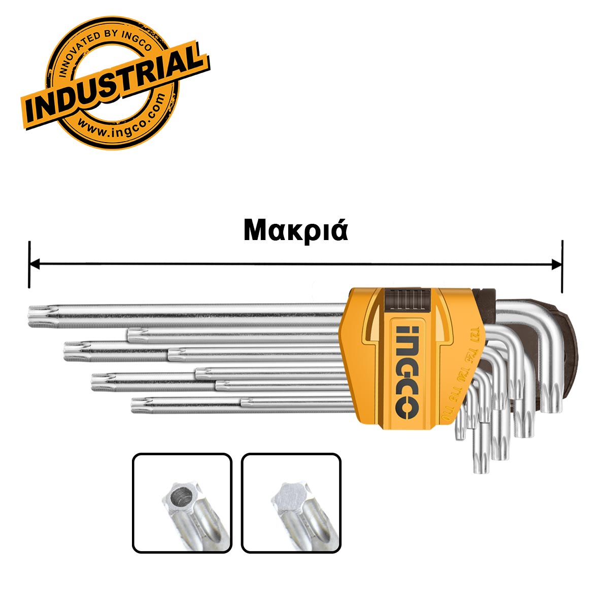 HHK13092 - INGCO CLE TORX EXTRA LONGS AU MAROC [HHK13092] — clé douille INGCO — Maroc — — vue principale