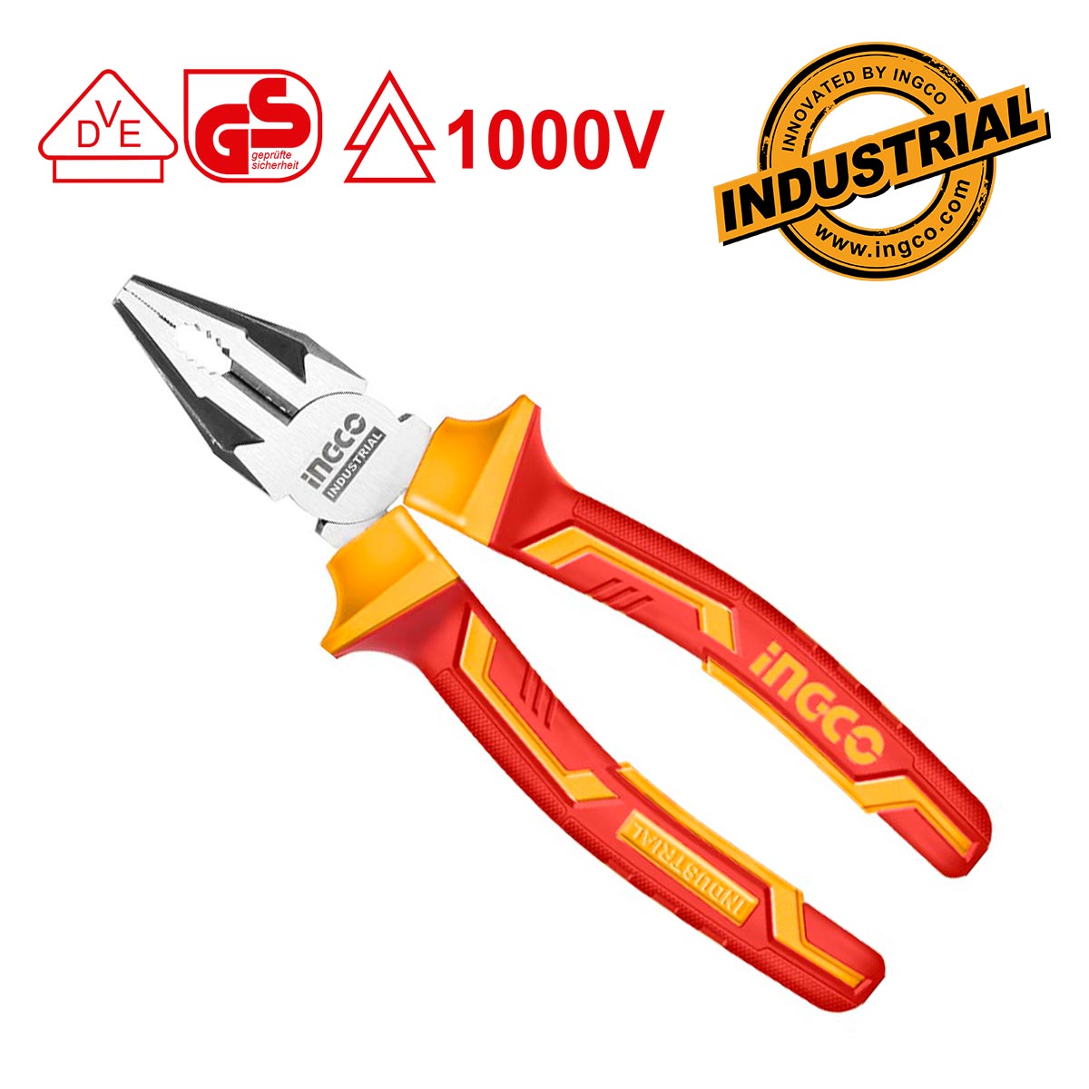 HICP28188 - INGCO PINCE UNIVERSELLE ISOLEE 7''''/180MM AU MAROC [HICP28188] — outil INGCO — Maroc — — vue 2