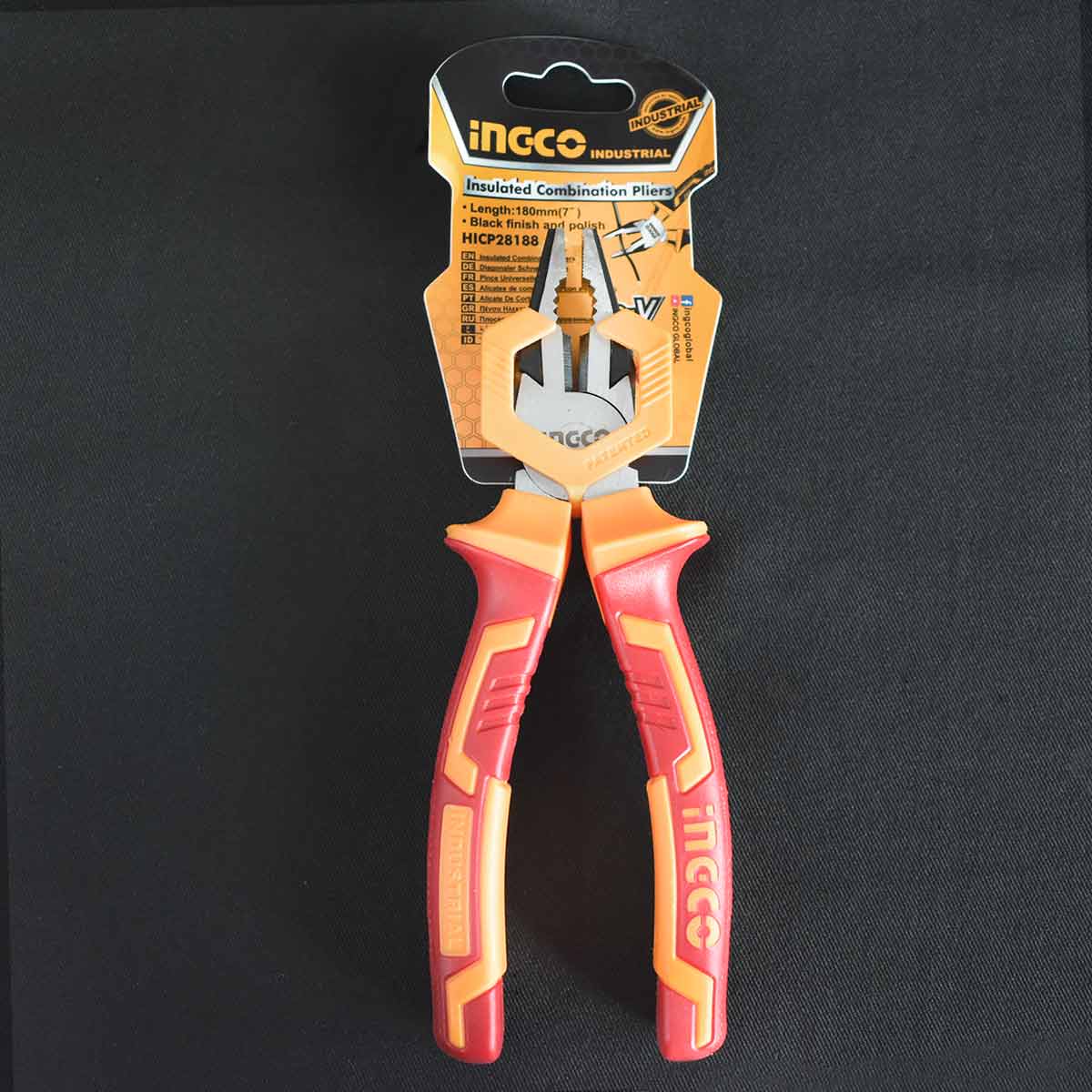 HICP28188 - INGCO PINCE UNIVERSELLE ISOLEE 7''''/180MM AU MAROC [HICP28188] — outil INGCO — Maroc — — vue 4