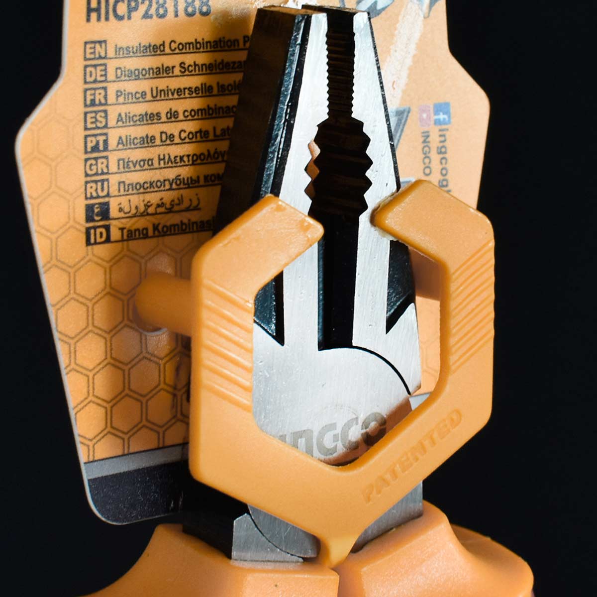 HICP28188 - INGCO PINCE UNIVERSELLE ISOLEE 7''''/180MM AU MAROC [HICP28188] — outil INGCO — Maroc — — vue 7
