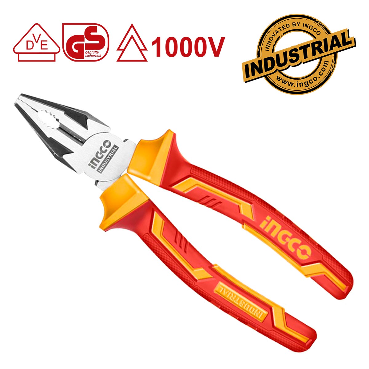 HICP28208 - INGCO PINCE UNIVERSELLE ISOLEE 8''''/200MM AU MAROC [HICP28208] — outil INGCO — Maroc — — vue 2