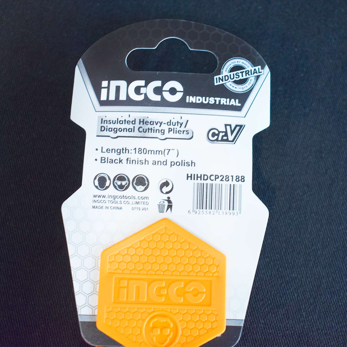 HIHDCP28188 - INGCO PINCE COUPANTE DIAGONALE ROBUSTE ET ISOLEE 7''/180 AU MAROC [HIHDCP28188] — outil INGCO — Maroc — — vue 8