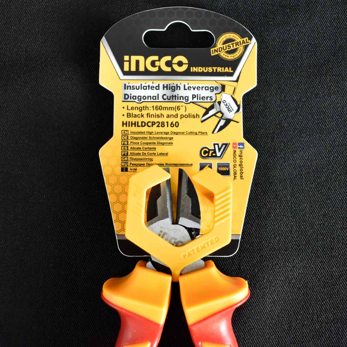 HIHLDCP28160 - INGCO PINCE COUPANTE DIAGONALE ISOLE ET ROBUSTE 160MM NR AU MAROC [HIHLDCP28160] — outil INGCO — Maroc — — vue 5