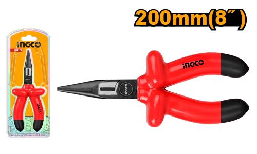 HILNP01200 - INGCO PINCE A LONG NEZ ISOLEE 1000V 200MM(8'') AU MAROC [HILNP01200] — outil INGCO — Maroc —