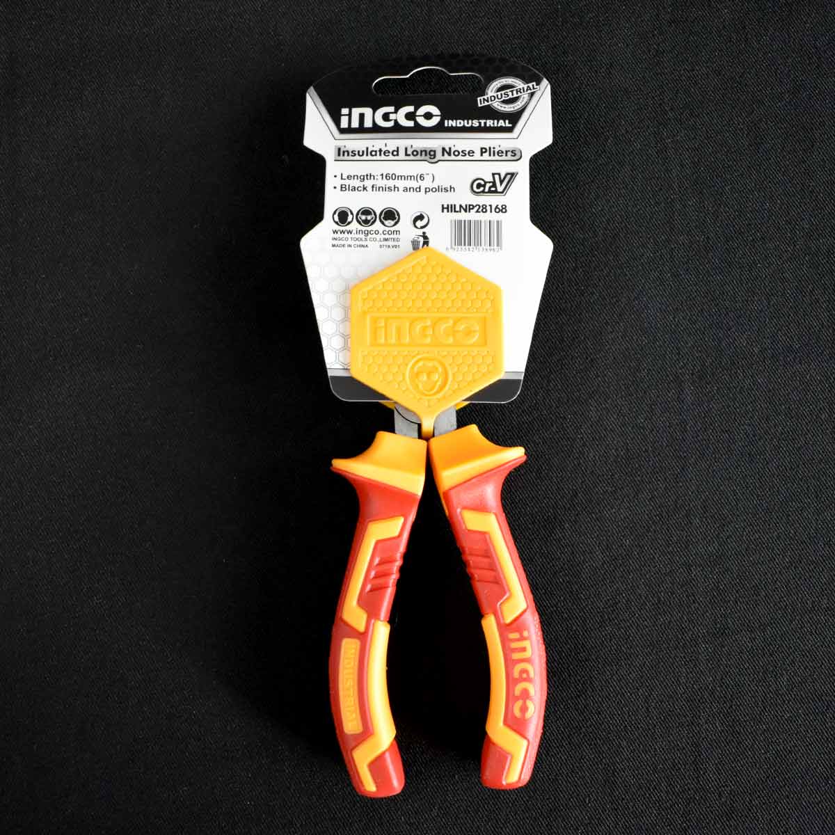 HILNP28168 - INGCO PINCE A LONG BEC ISOLEE 6''''/160MM AU MAROC [HILNP28168] — outil INGCO — Maroc — — vue 5