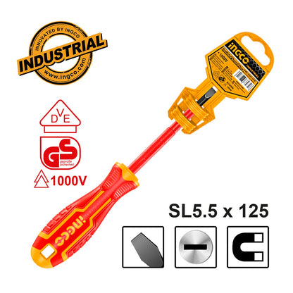 HISD815125 - INGCO TOURNEVIS ISOLE SL5.5×125 AU MAROC [HISD815125] — tournevis INGCO — Maroc — — vue 2