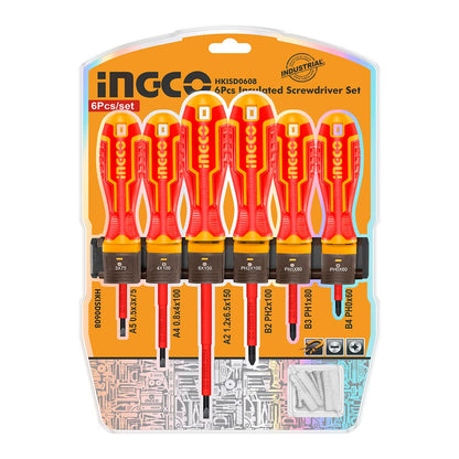 HKISD0608 - INGCO TOURNEVIS ISOLES SET DE 6 PIECES AU MAROC [HKISD0608] — tournevis INGCO — Maroc — — vue 2
