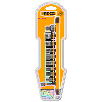 HKISSD38104 - INGCO JEU DE 10 DOUILLES A CHOCS 3/8" DR AU MAROC [HKISSD38104] — clé douille INGCO — Maroc — — vue 2