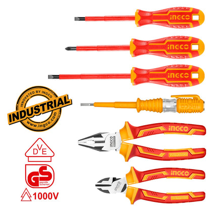 HKIST3061 - INGCO ENSEMBLE DE 6 OUTILS A MAIN ISOLES 1000V AU MAROC [HKIST3061] — outil INGCO — Maroc — — vue 2