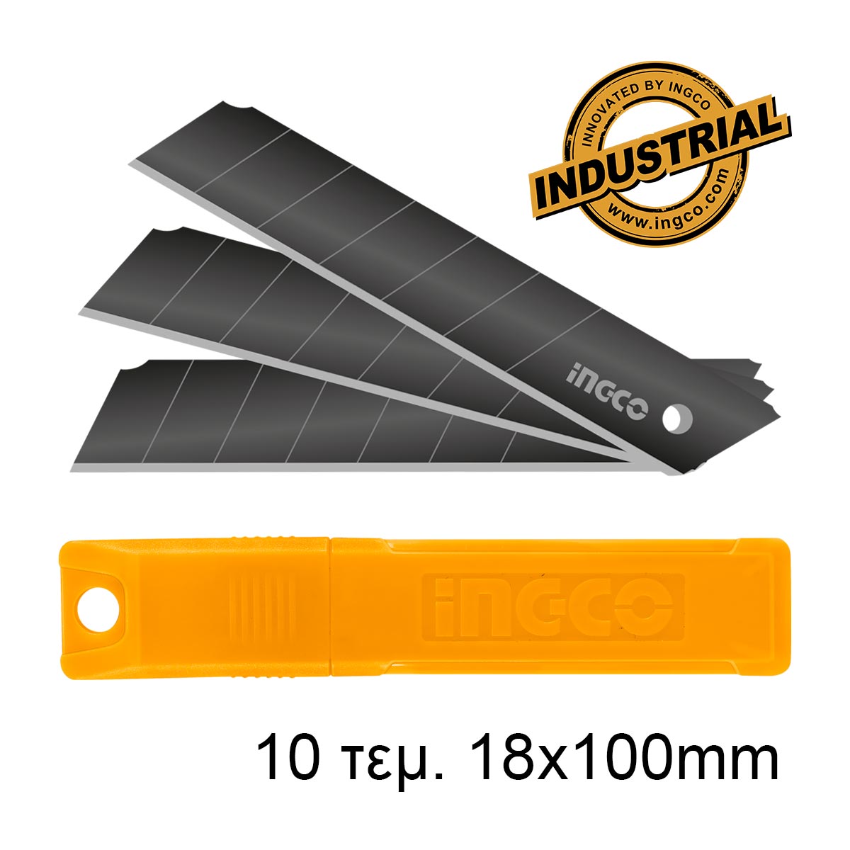 HKNCB181 - INGCO BOITE DE 10 LAME CUTTER 18MM AU MAROC [HKNCB181] — lame accessoire INGCO — Maroc — — vue principale