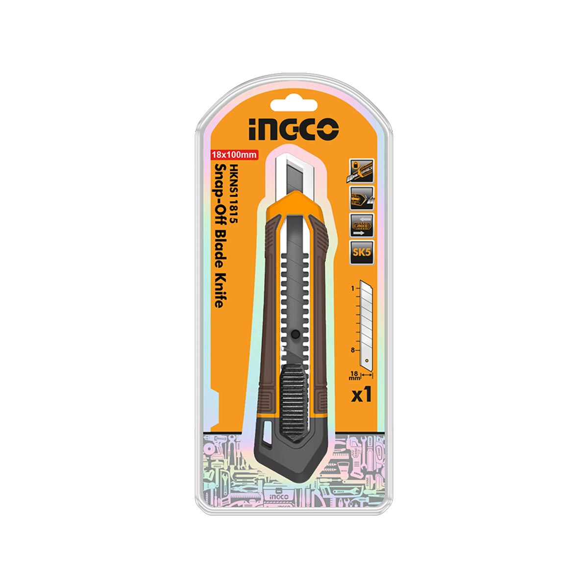 HKNS11815 - INGCO CUTTER :18MMX100MM NR AU MAROC [HKNS11815] — outil INGCO — Maroc — — vue 3