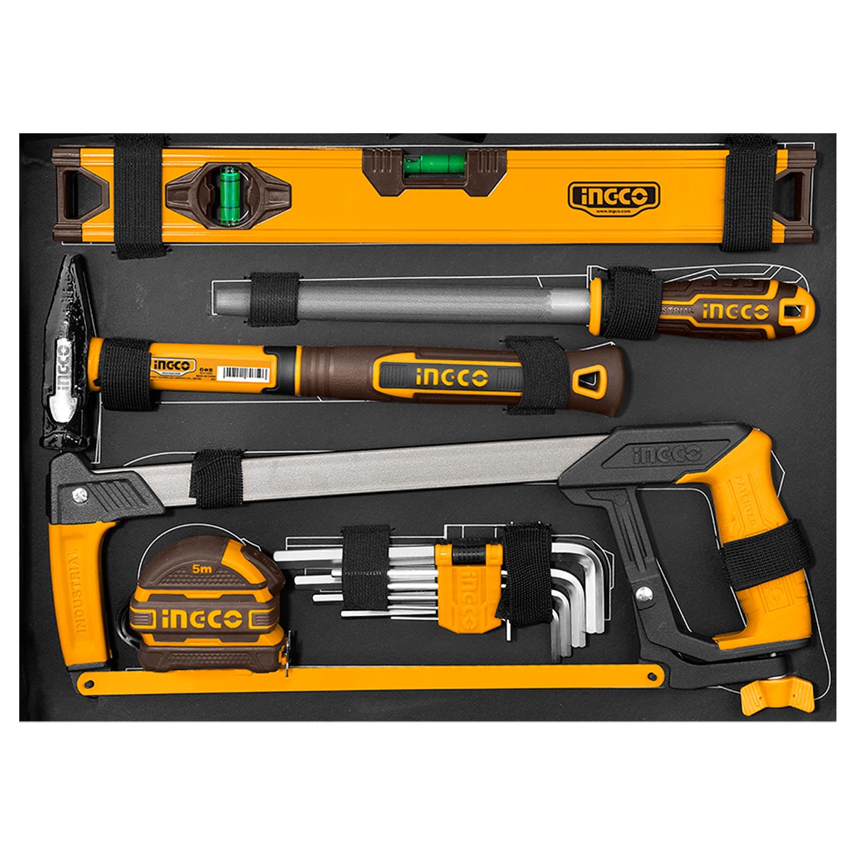 HKTHP21471 - INGCO VALISE D'OUTILS A MAIN 147PCS AU MAROC [HKTHP21471] — outil INGCO — Maroc — — vue 5