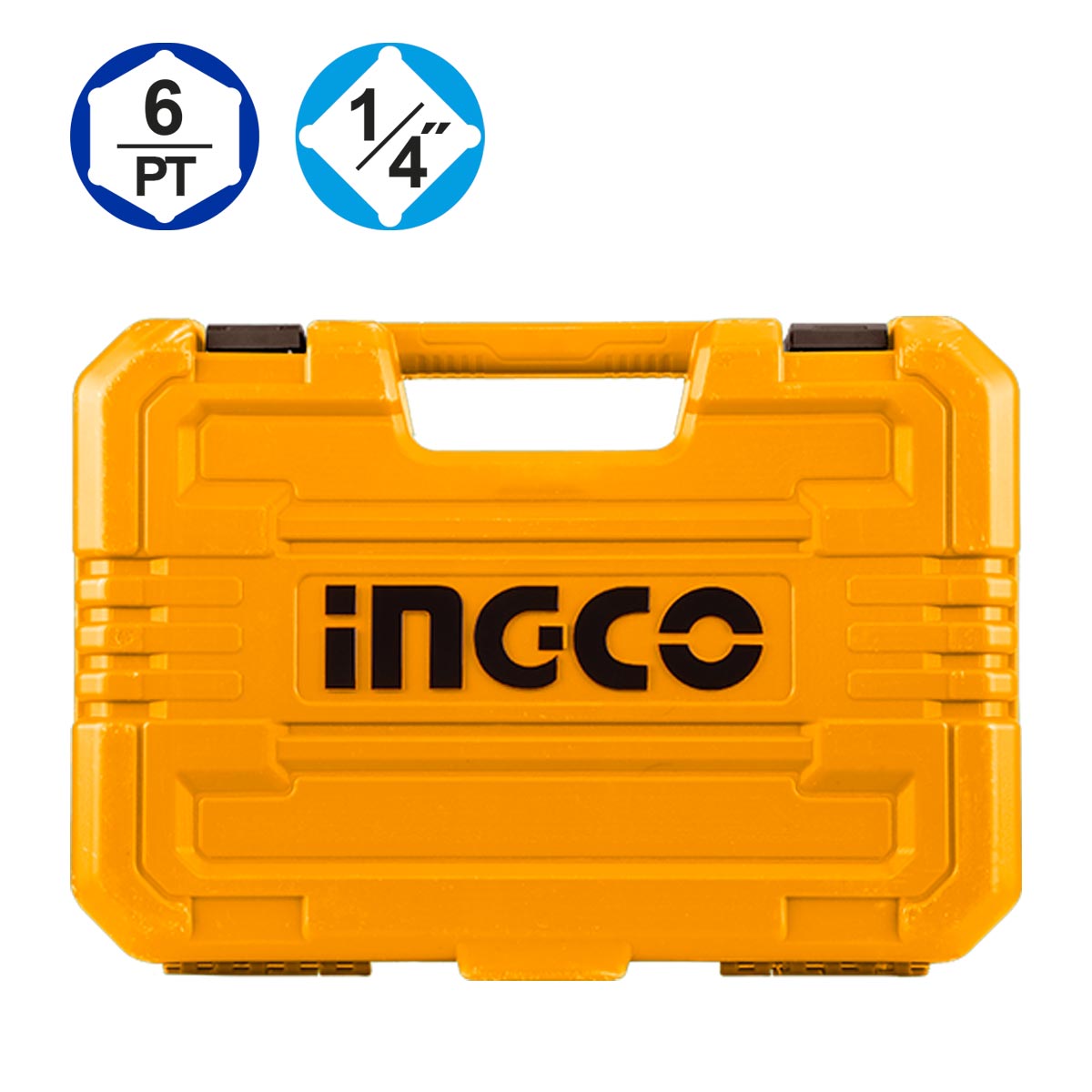HKTS14462 - INGCO MALETTE DE DOUILLES 46 PCS 1/4 NP AU MAROC [HKTS14462] — clé douille INGCO — Maroc — — vue 2