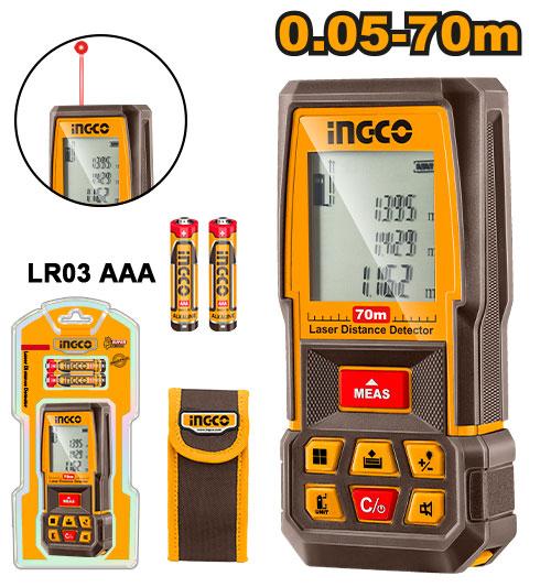 HLDD0708 - INGCO TELEMETRE LASER 70M AU MAROC [HLDD0708] — outil de mesure INGCO — Maroc —