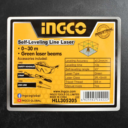 HLL305205 - INGCO NIVEAU LASER 5 LIGNES VERT 30M AU MAROC [HLL305205] — outil de mesure INGCO — Maroc — — vue 13