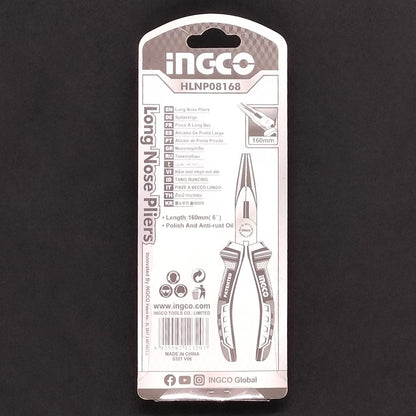 HLNP08168 - INGCO PINCE A BEC LONG 160MM SS AU MAROC [HLNP08168] — outil INGCO — Maroc — — vue 5