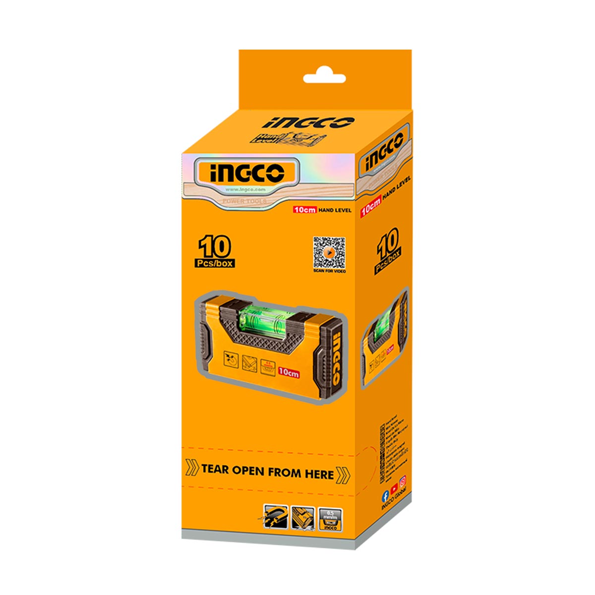 HMSL05101 - INGCO NIVEAU A MAIN 10CM AU MAROC [HMSL05101] — outil de mesure INGCO — Maroc — — vue 3