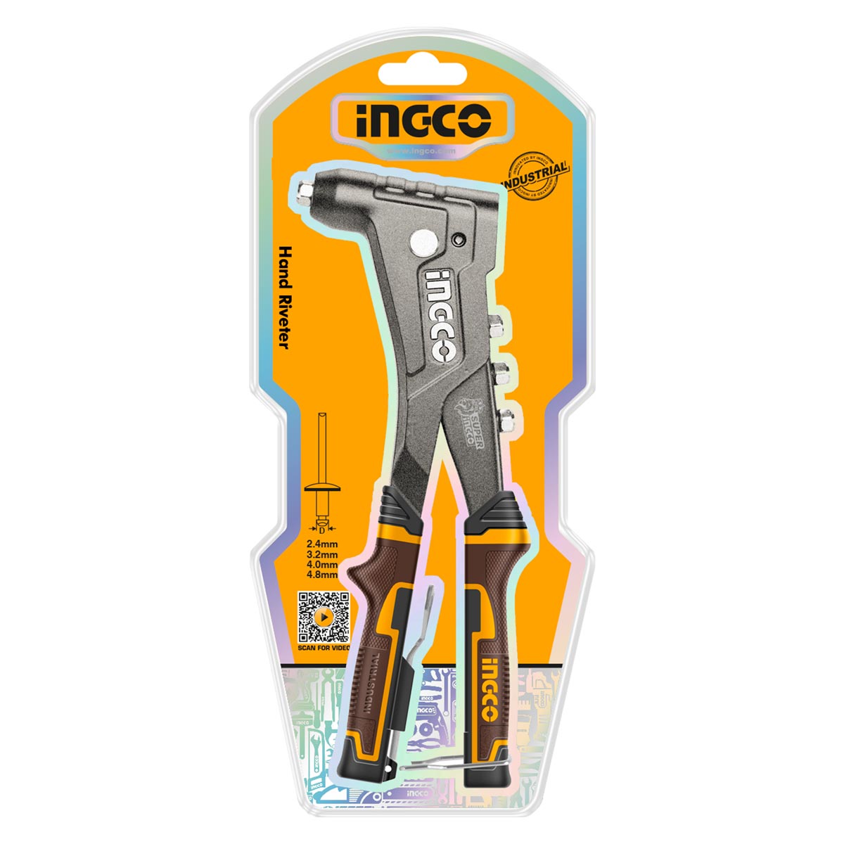 HR105 - INGCO PINCE A RIVETER EN ALU 2.4MM, 3.2MM,4MM,4.8MM AU MAROC [HR105] — outil INGCO — Maroc — — vue 2
