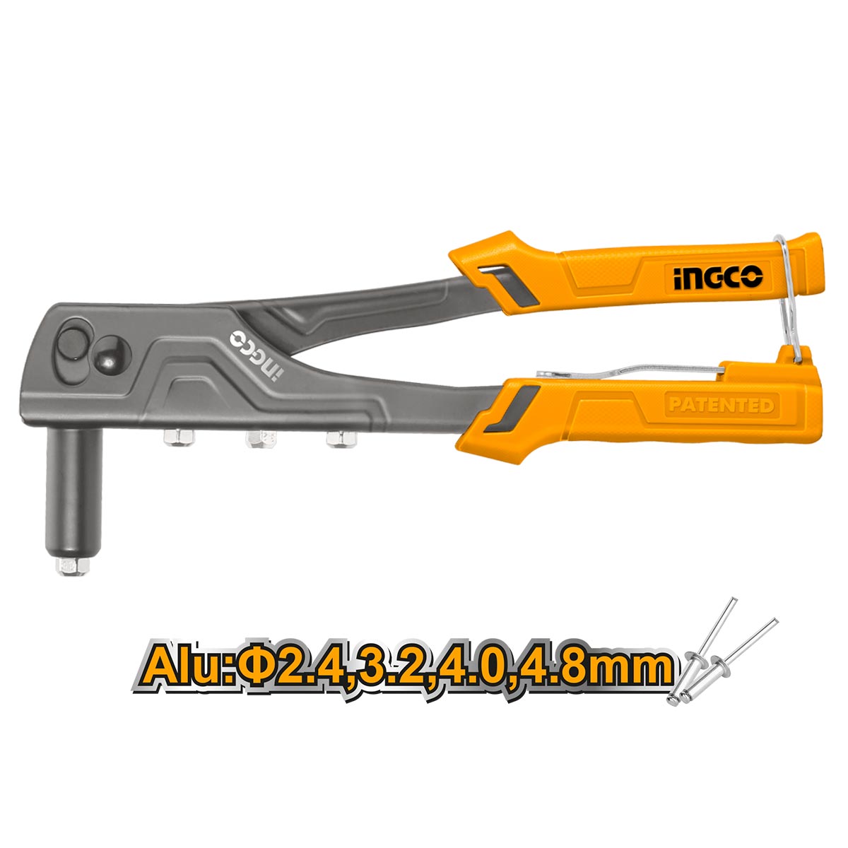 HRS108 - INGCO PINCE A RIVETER 2.4MM, 3.2MM,4MM,4.8MM AU MAROC [HRS108] — outil INGCO — Maroc — — vue principale