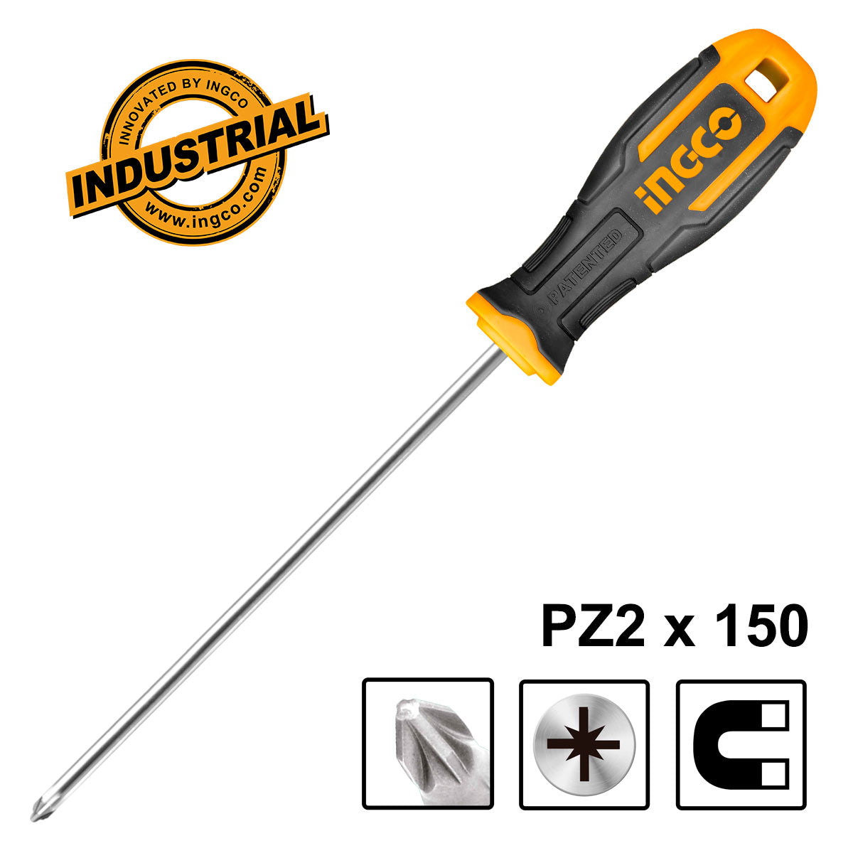 HS68PZ2150 - INGCO TOURNEVIS PZ2 D：6.0MM LR：15 AU MAROC [HS68PZ2150] — tournevis INGCO — Maroc — — vue principale