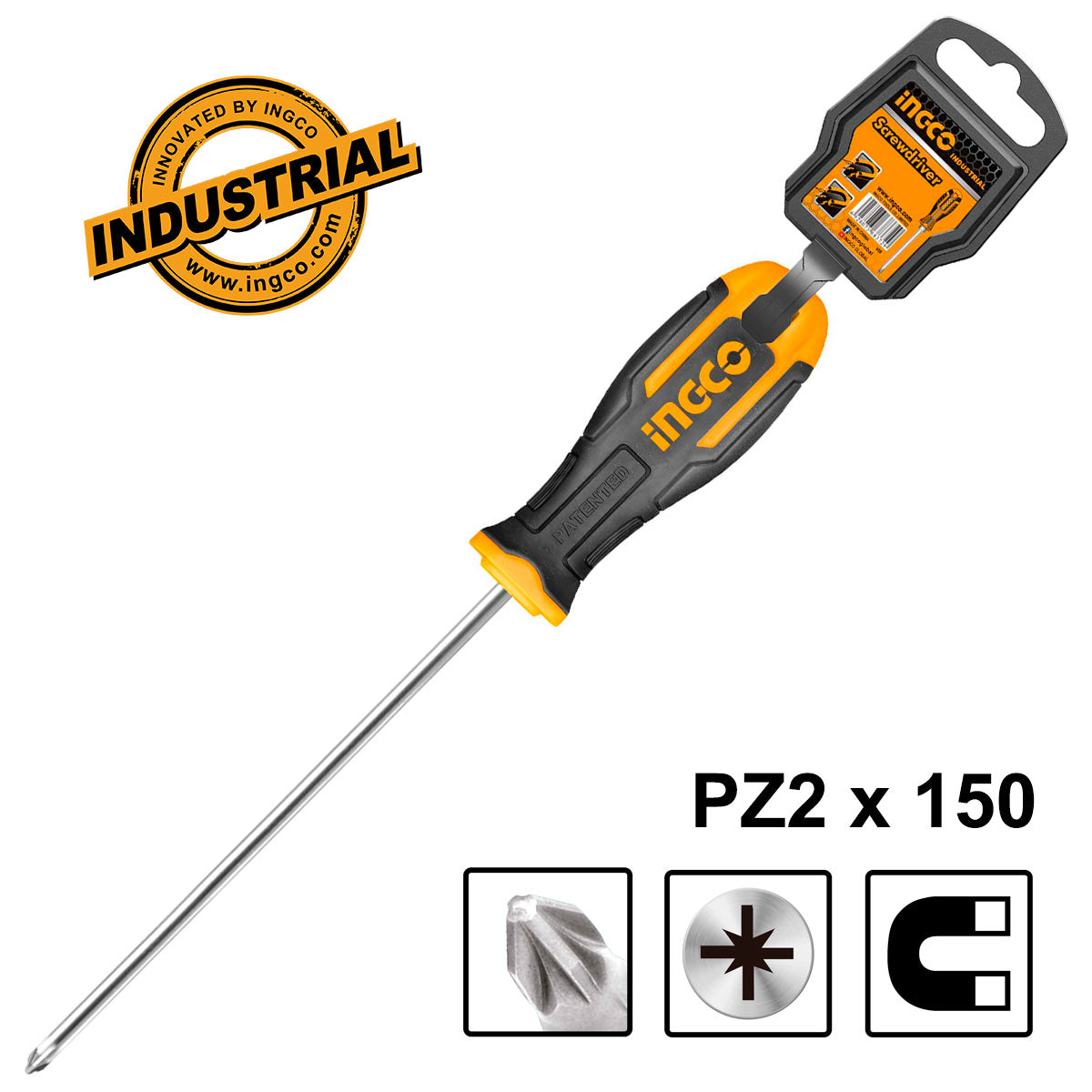 HS68PZ2150 - INGCO TOURNEVIS PZ2 D：6.0MM LR：15 AU MAROC [HS68PZ2150] — tournevis INGCO — Maroc — — vue 2