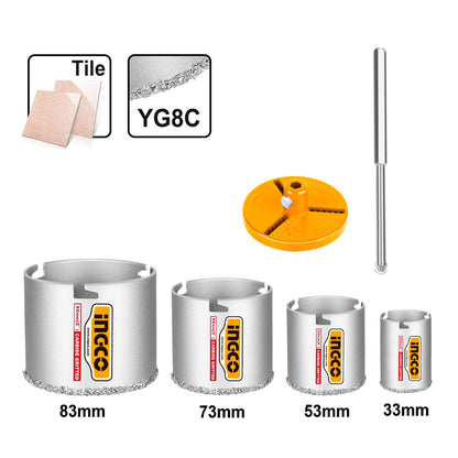 HSB4061 - INGCO JEU 6PCS SCIES-CLOCHES AU MAROC [HSB4061] — scie INGCO — Maroc — — vue principale