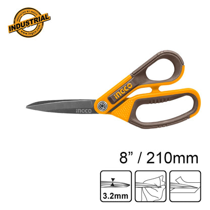 HSCRS812108 - INGCO CISEAUX A LAME LONGUE POIGNEE EN CAOUTCHOUC 210MM AU MAROC [HSCRS812108] — lame accessoire INGCO — Maroc — — vue principale