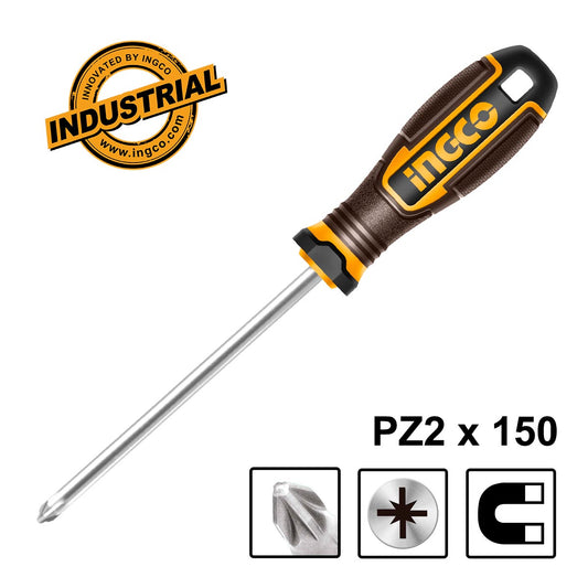 HSDPZ2150 - INGCO TOURNEVIS PZ2 X150MM MAGNÉTIQUE INGCO AU MAROC [HSDPZ2150] — tournevis INGCO — Maroc — — vue principale