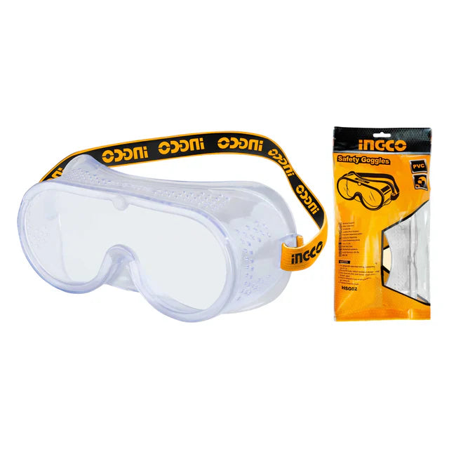 HSG02 - INGCO LUNETTES DE PROTECTION SOUPLES A BANDE ELASTIQUE AU MAROC [HSG02] — équipement de sécurité INGCO — Maroc —