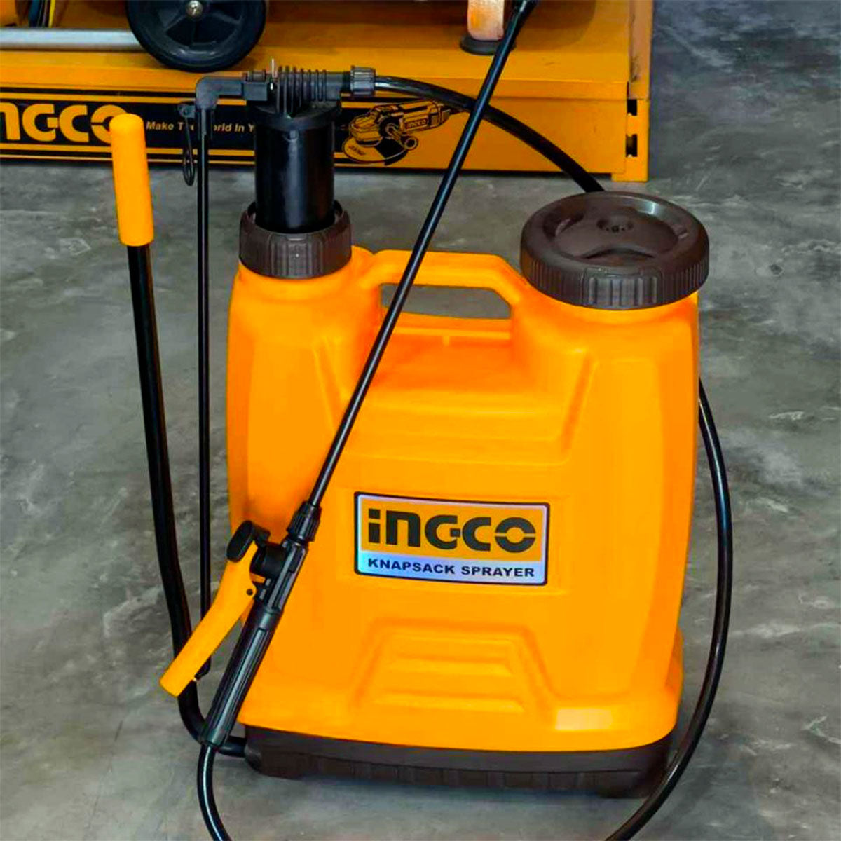 HSPP41602 - INGCO PULVERISATEUR PRESSION A DOS 16L NR AU MAROC [HSPP41602] — outil INGCO — Maroc — — vue 3