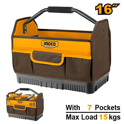 HTBGL04 - INGCO SAC A OUTILS RIGIDE 16"" POIGNEE METAL AU MAROC [HTBGL04] — outil INGCO — Maroc —