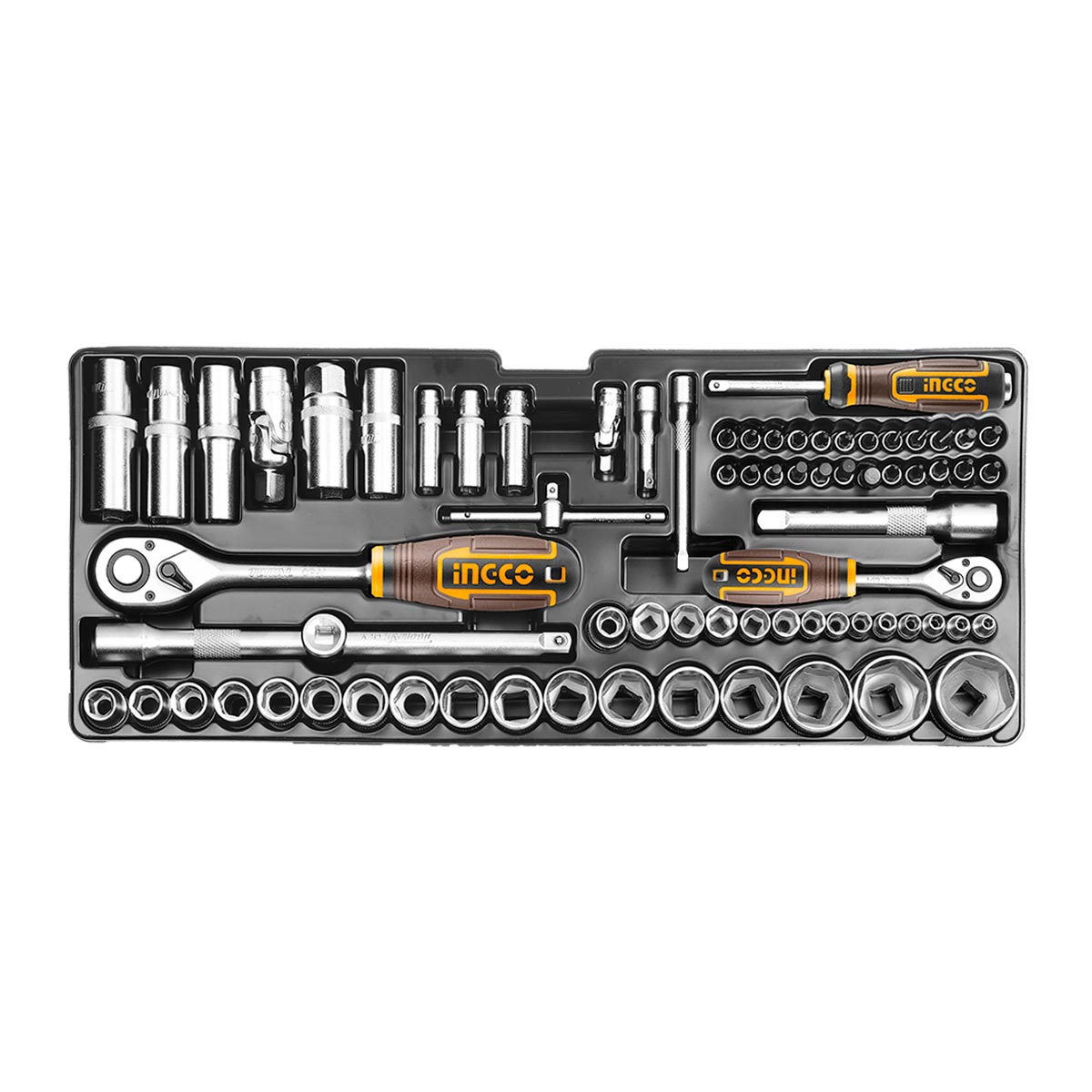 HTCS221321 - INGCO BOITE A OUTILS 3 TIROIRS 132PCS NR AU MAROC [HTCS221321] — outil INGCO — Maroc — — vue 4
