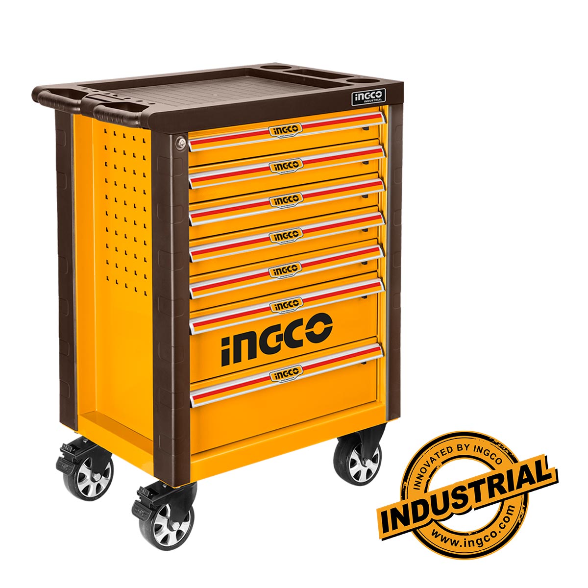 HTCS273281 - INGCO SERVANTE A 7 TIROIRS + 328 PIECES AU MAROC [HTCS271621] — outil INGCO — Maroc — — vue 3