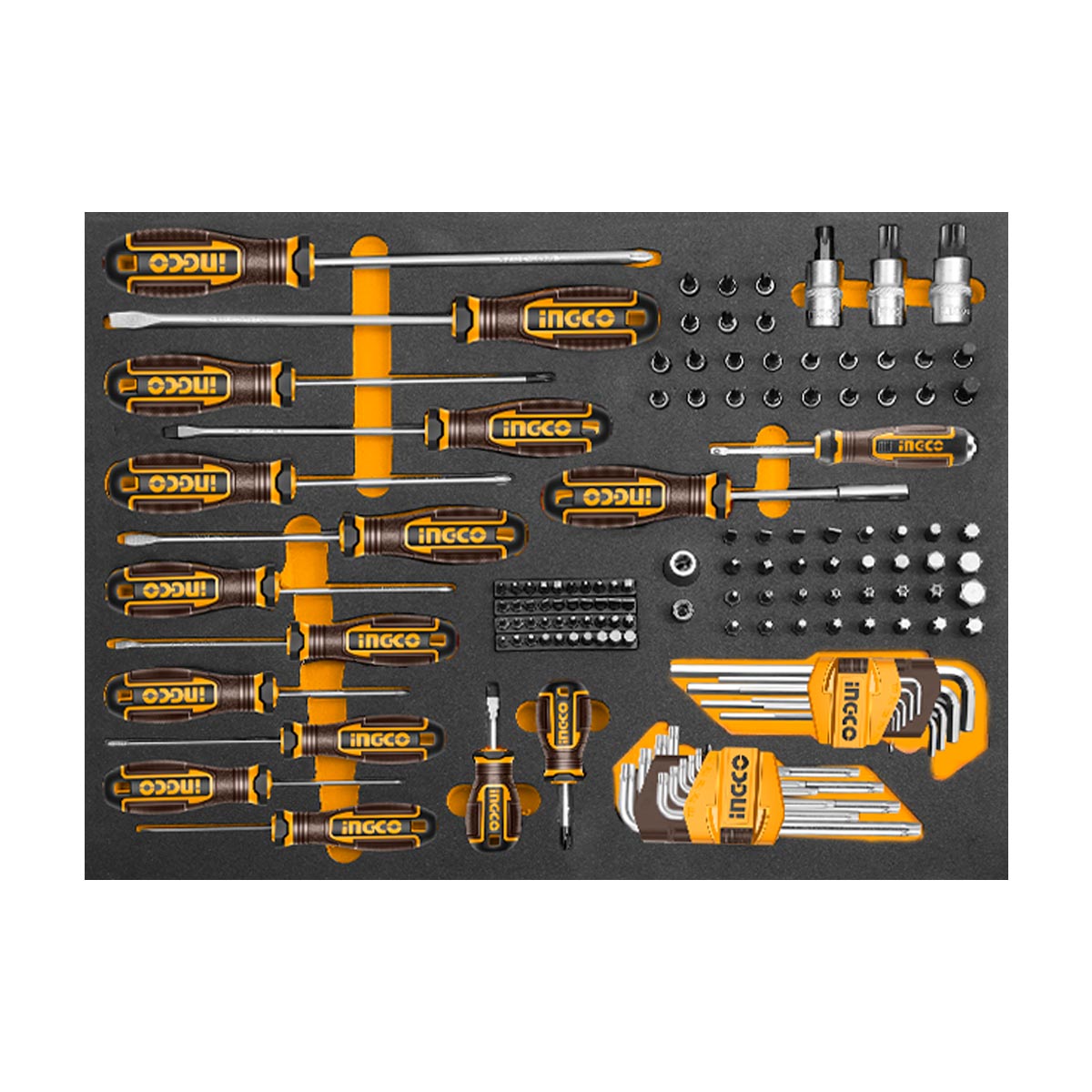 HTCS273281 - INGCO SERVANTE A 7 TIROIRS + 328 PIECES AU MAROC [HTCS271621] — outil INGCO — Maroc — — vue 10