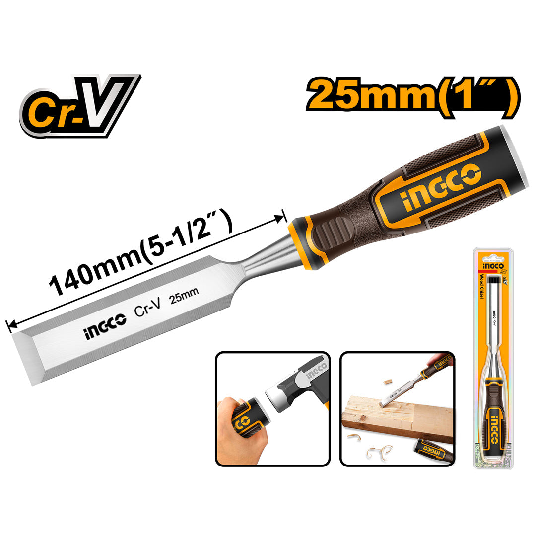 HWC0825 - INGCO CISEAU A BOIS 25MM AU MAROC [HWC0825] — outil INGCO — Maroc — — vue 2