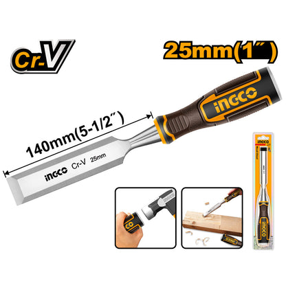 HWC0825 - INGCO CISEAU A BOIS 25MM AU MAROC [HWC0825] — outil INGCO — Maroc — — vue 2