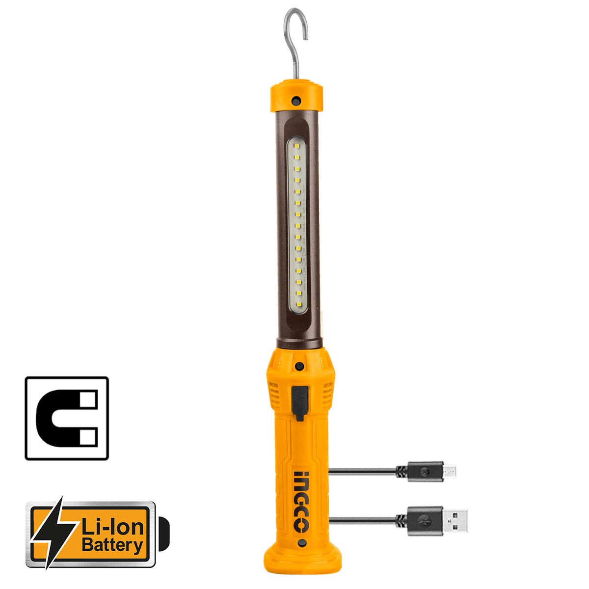 HWLI35261 - INGCO LAMPE DE TRAVAIL A BATTERIE RECHARGEABLE AU MAROC [HWLI35261] — batterie INGCO — Maroc — — vue principale