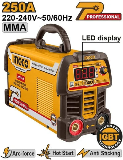 INGCO POSTE À SOUDER ONDULEUR MMA 250A SI AU MAROC [ING-MMA25069]