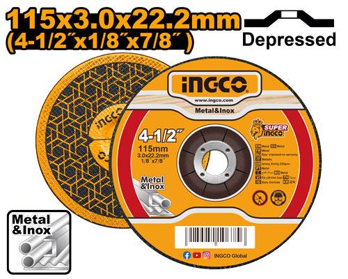 MCD301151 - INGCO DISQUE ABRASIF 115*3*22,1 AU MAROC [MCD301151] — disque accessoire INGCO — Maroc —