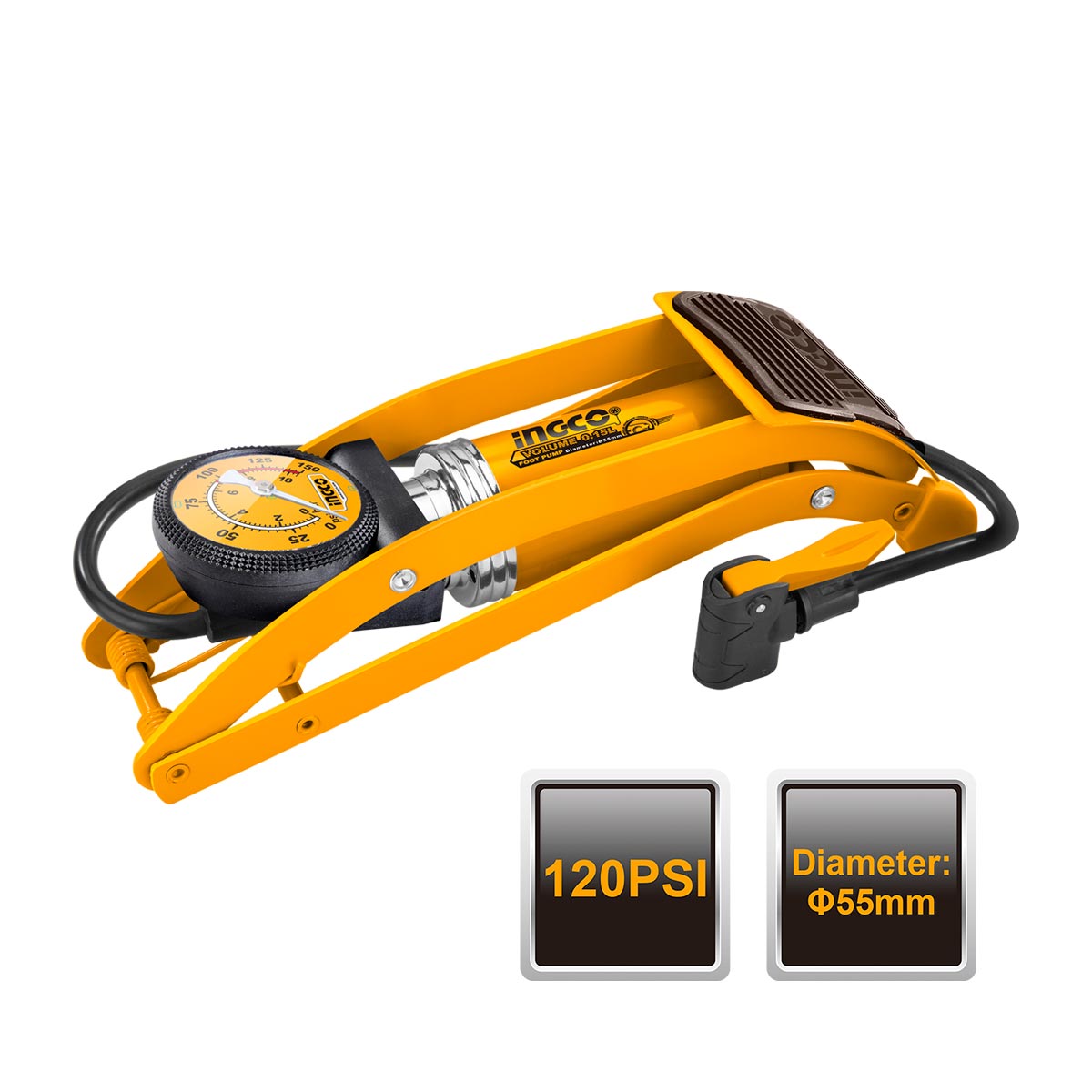 MPP5511 - INGCO POMPE A AIR A PIED 120PSI AU MAROC [MPP5511] — pompe INGCO — Maroc — — vue principale