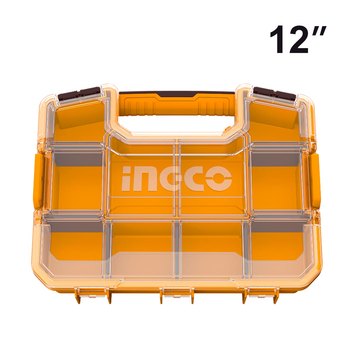 PBX1211 - INGCO BOITE DE RANGEMENT PLASTIQUE 12" NR AU MAROC [PBX1211] — outil INGCO — Maroc — — vue principale