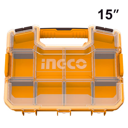 PBX1511 - INGCO BOITE DE RANGEMENT PLASTIQUE 15" NR AU MAROC [PBX1511] — outil INGCO — Maroc — — vue principale