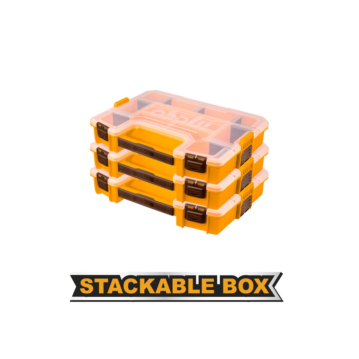PBX1511 - INGCO BOITE DE RANGEMENT PLASTIQUE 15" NR AU MAROC [PBX1511] — outil INGCO — Maroc — — vue 2