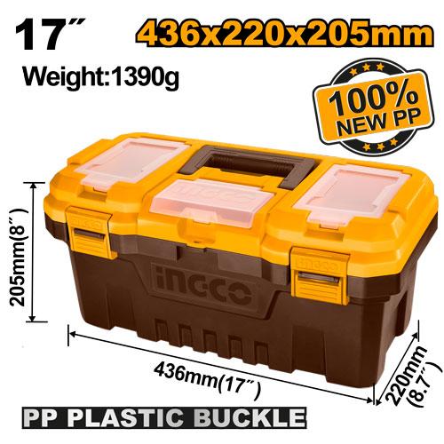 PBX1701 - INGCO BOITE A OUTILS EN PLASTIQUE PVC 17'' AU MAROC [PBX1701] — outil INGCO — Maroc —