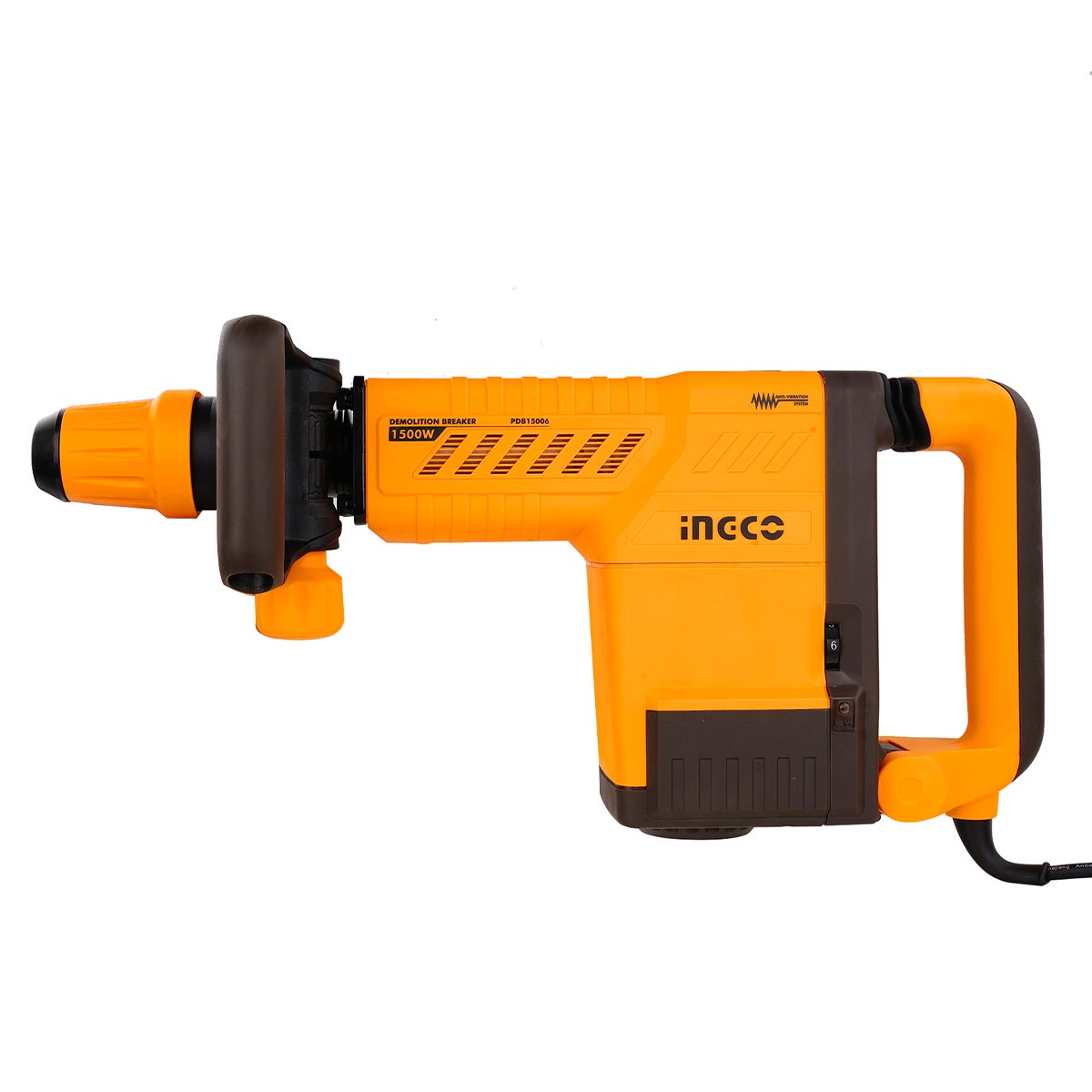 PDB15006 - INGCO MARTEAU BURINEUR 10KG 1500W + 2 BURINS AU MAROC [PDB15006] — perforateur INGCO — Maroc — — vue 6