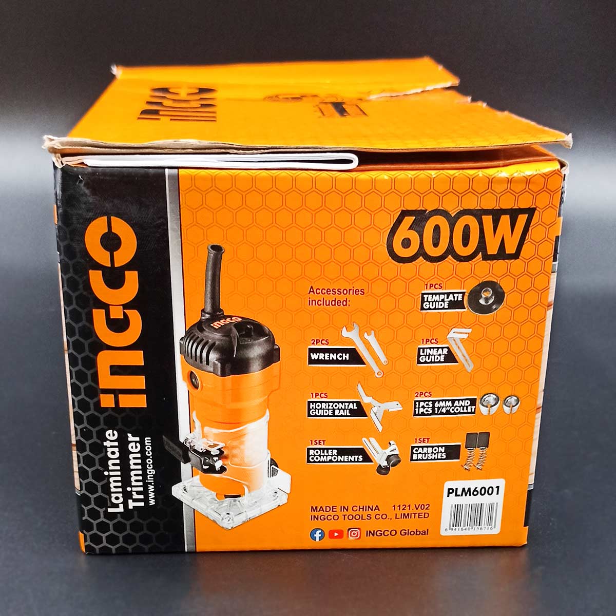 PLM6001 - INGCO AFFLEUREUSE 6MM 600W INGCO NR AU MAROC [PLM6001] — outil INGCO — Maroc — — vue 7