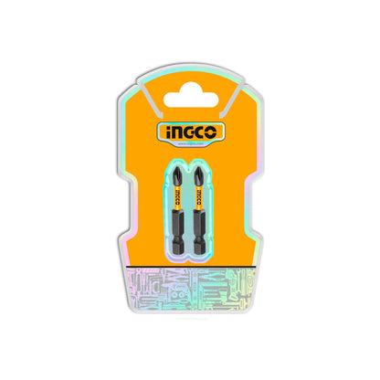 SDBIM71PH250 - INGCO JEU DE 2 EMBOUTS S2 PH2 50MM AU MAROC [SDBIM71PH250] — outil INGCO — Maroc — — vue 2