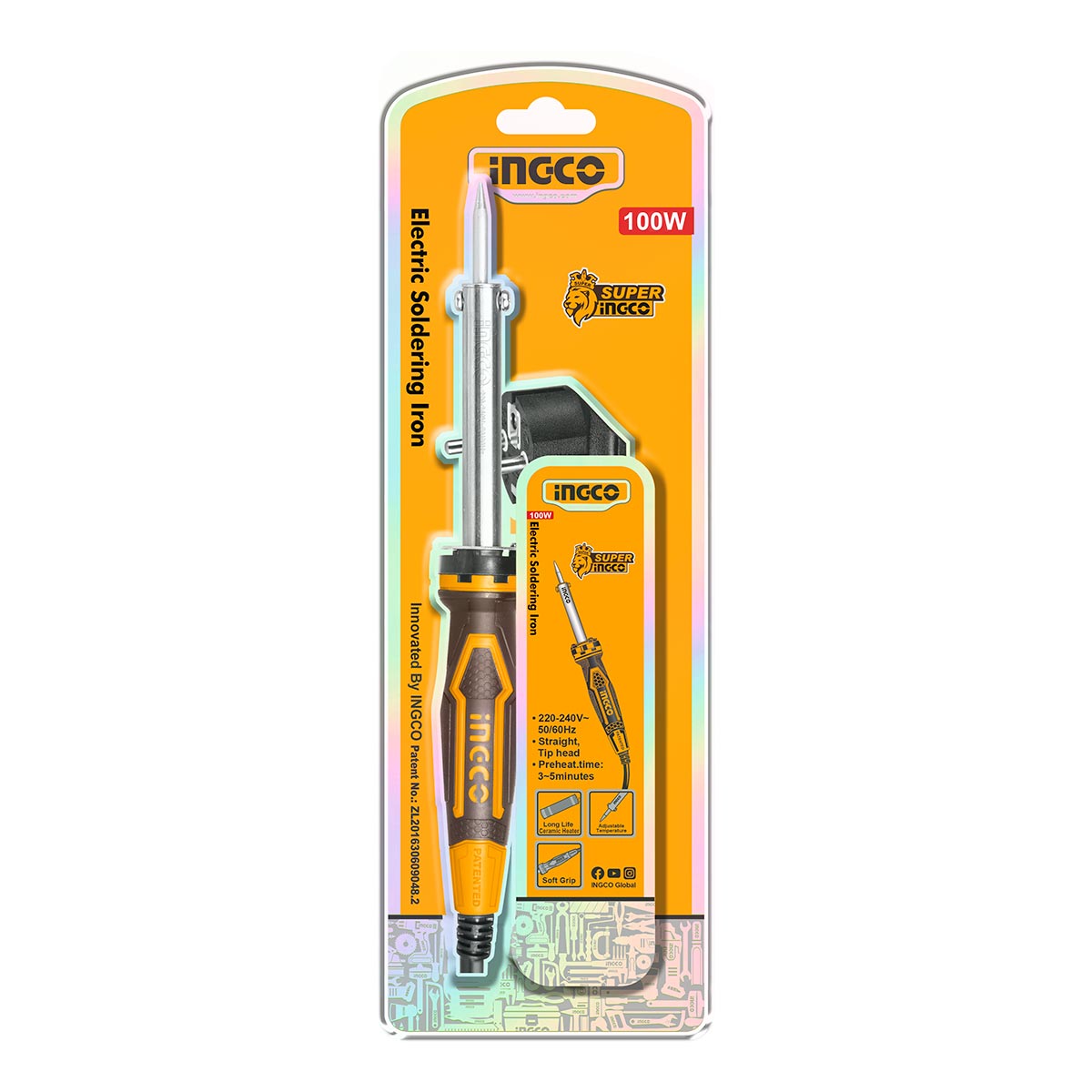 SI00108 - INGCO FER A SOUDER ELECTRIQUE 100W AU MAROC [SI00108] — outil INGCO — Maroc — — vue 4
